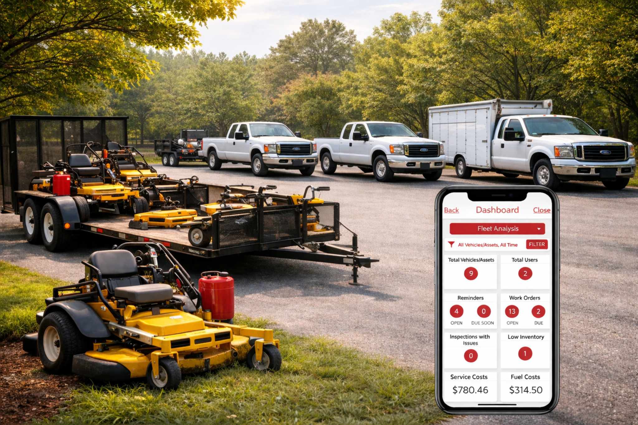 Landscaping Fleet Management Software