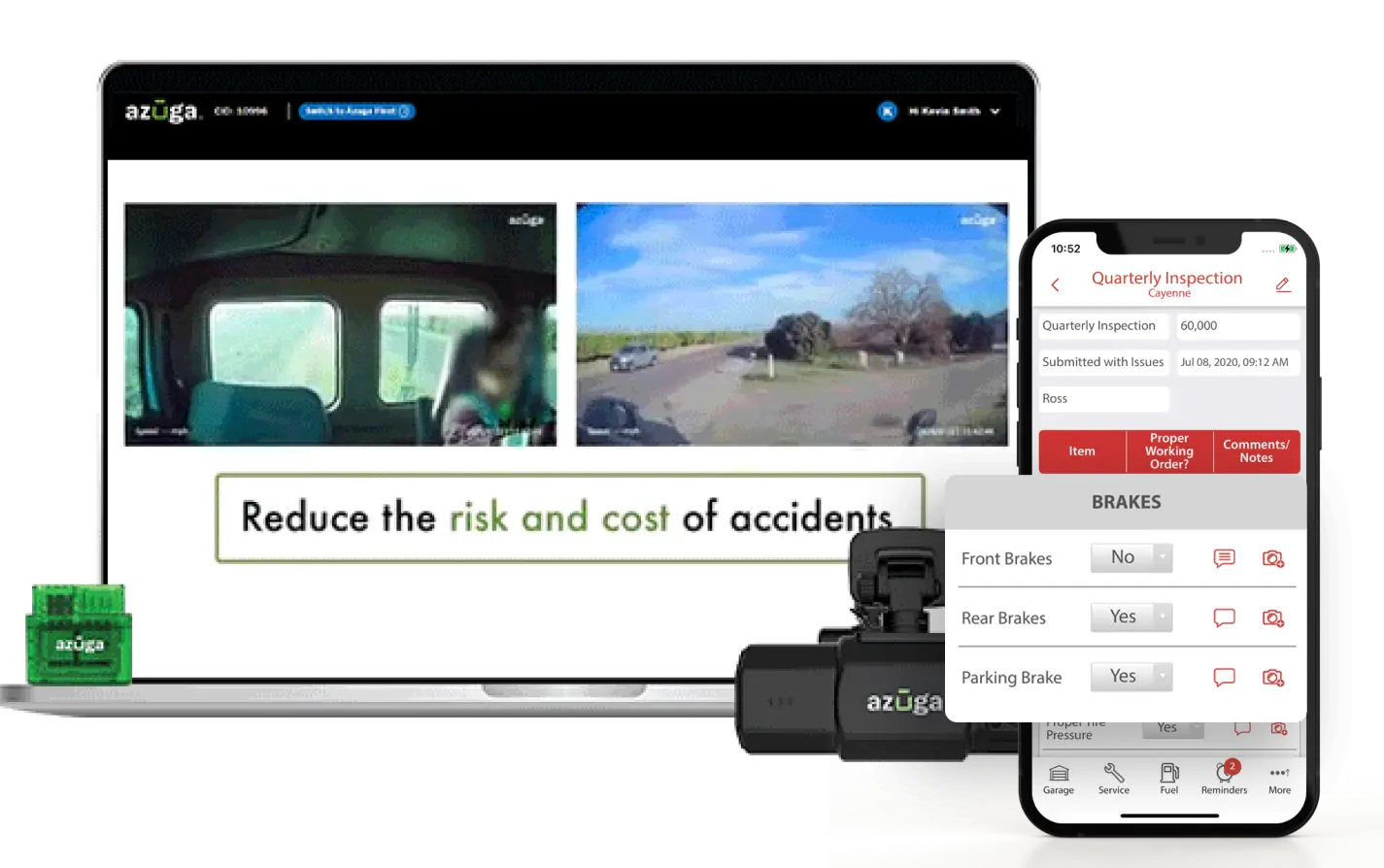 Integrated safety dash cams for liability protection and insurance savings