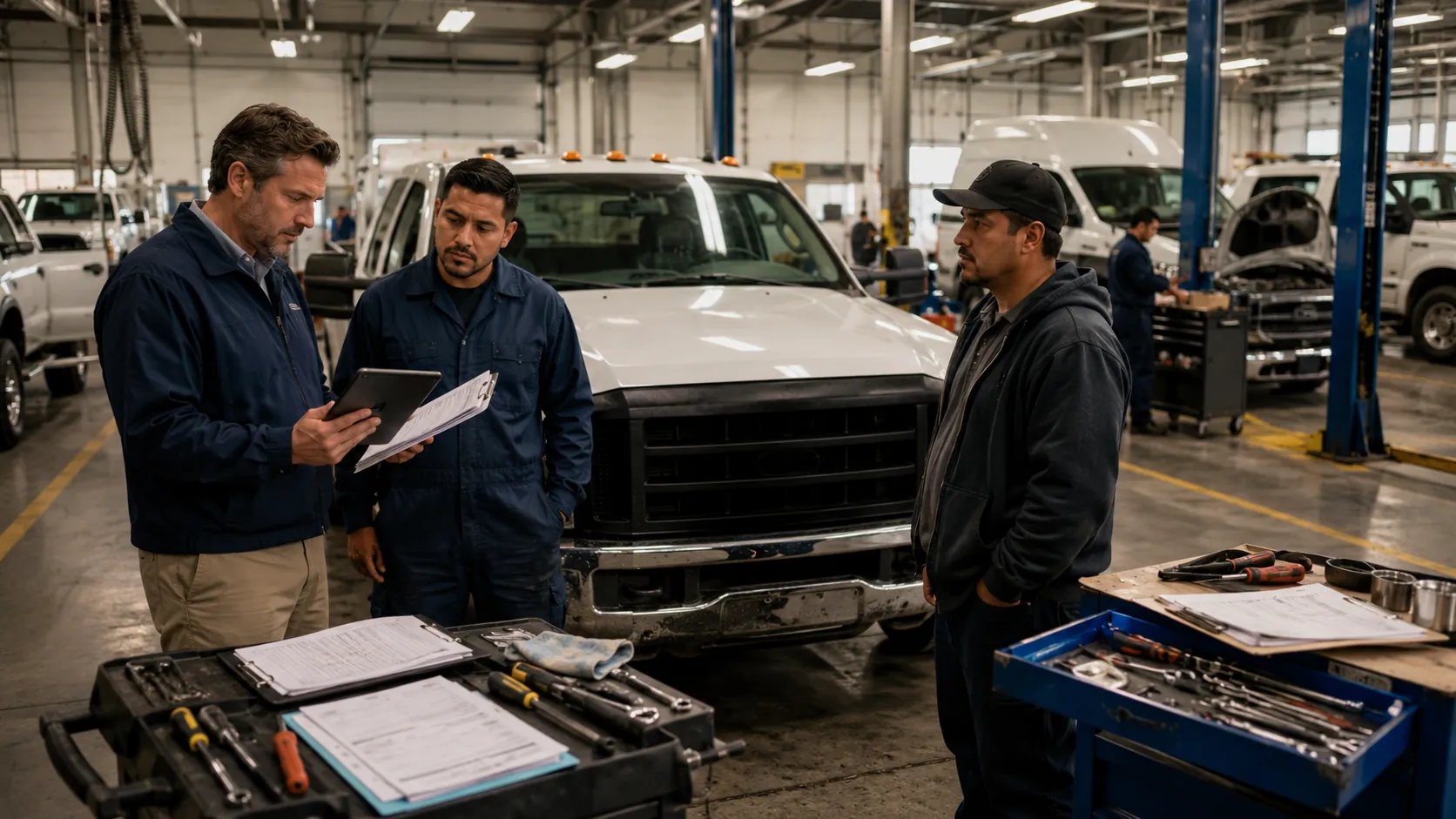 Simple formula showing how to calculate fleet maintenance backlog growth from open versus closed work orders