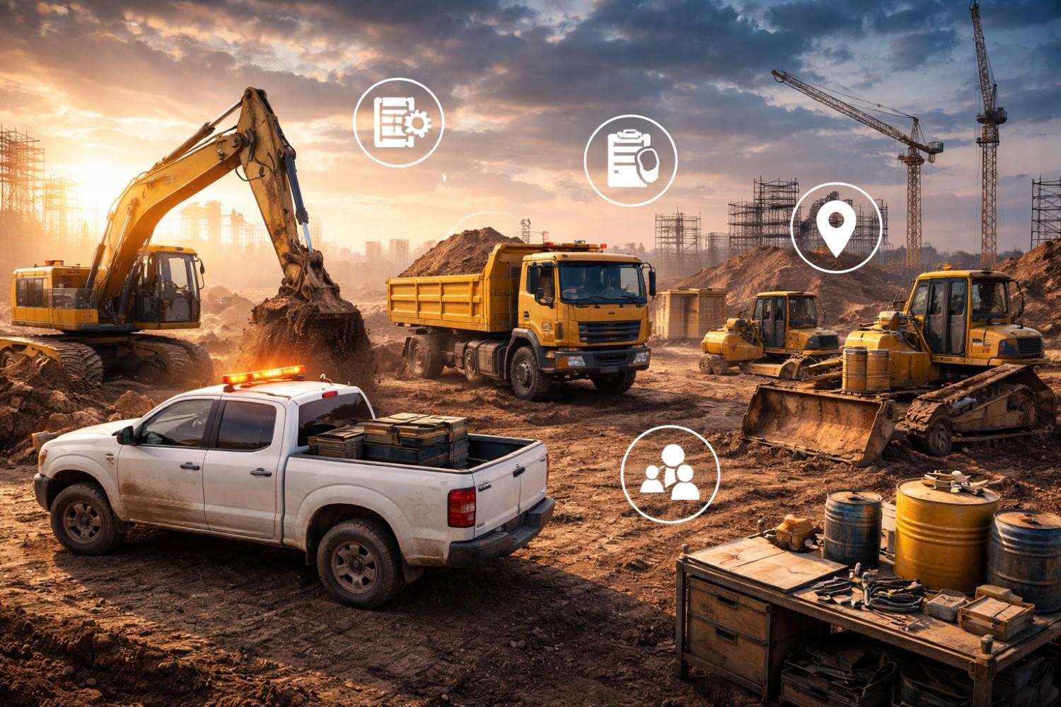 8 Common Fleet Problems Faced by Construction Businesses