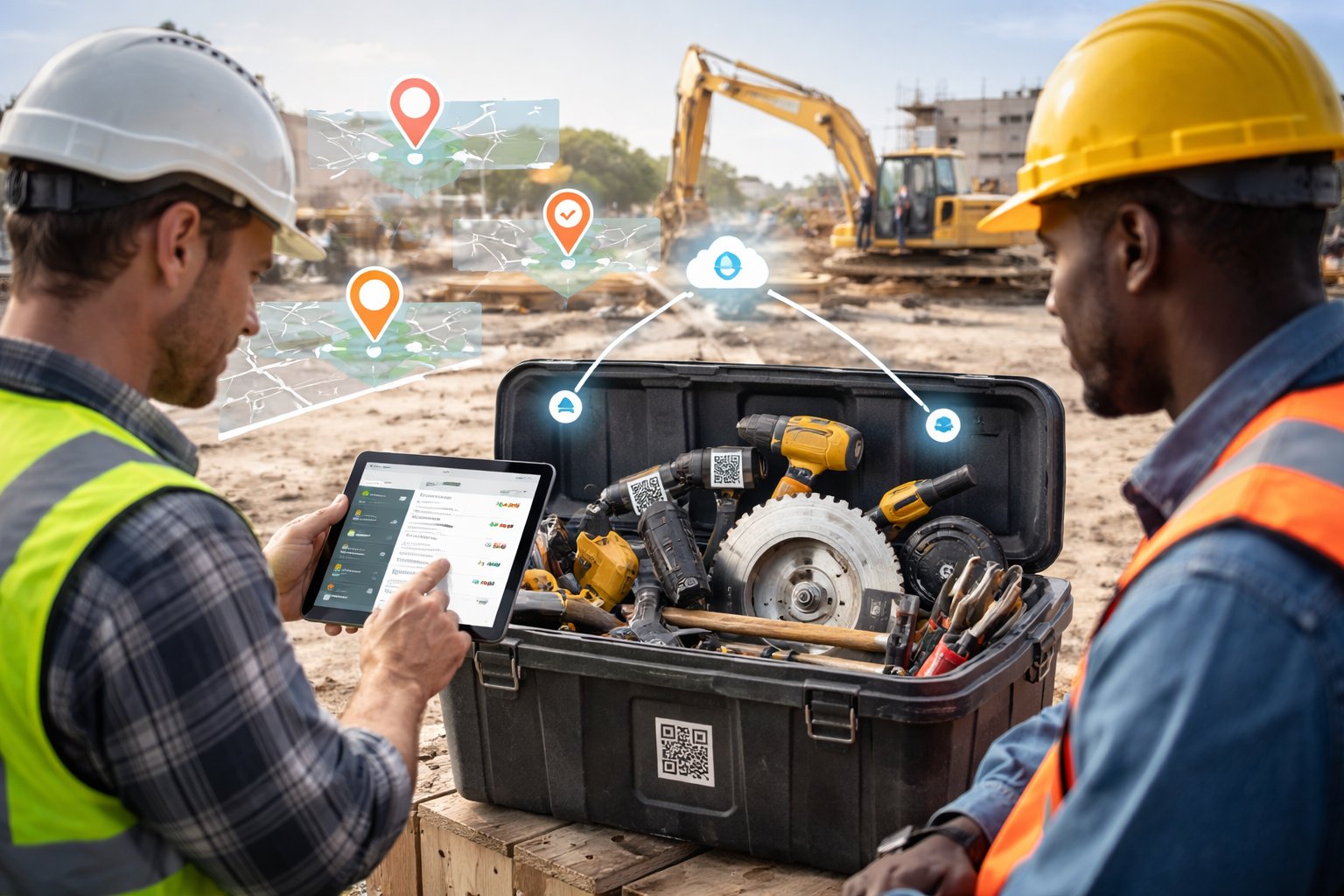 Construction Tool Tracking Across Multiple Job Sites