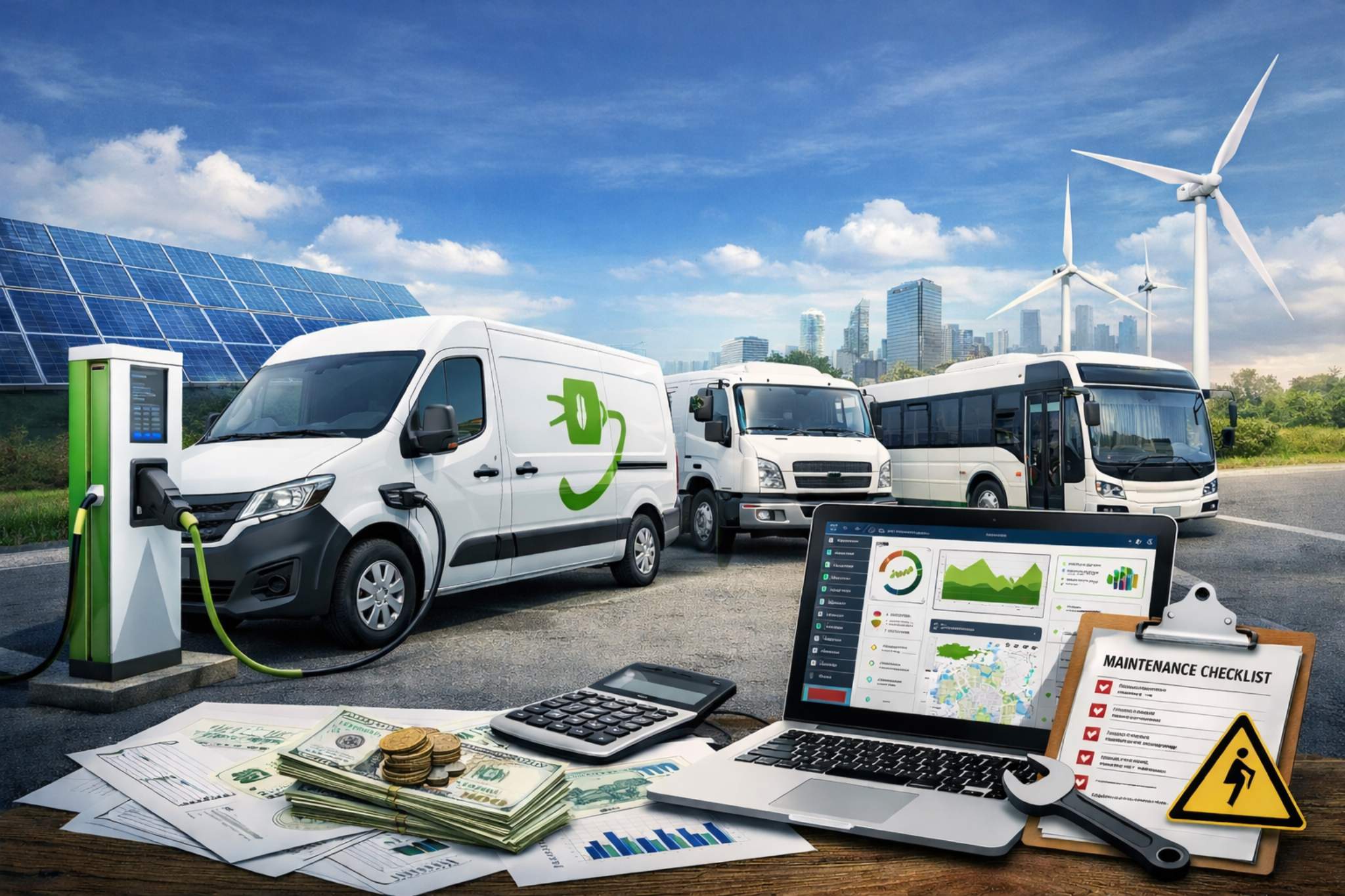 Electric Vehicle Fleet Management Guide: Costs, Charging, Maintenance & Software Strategy