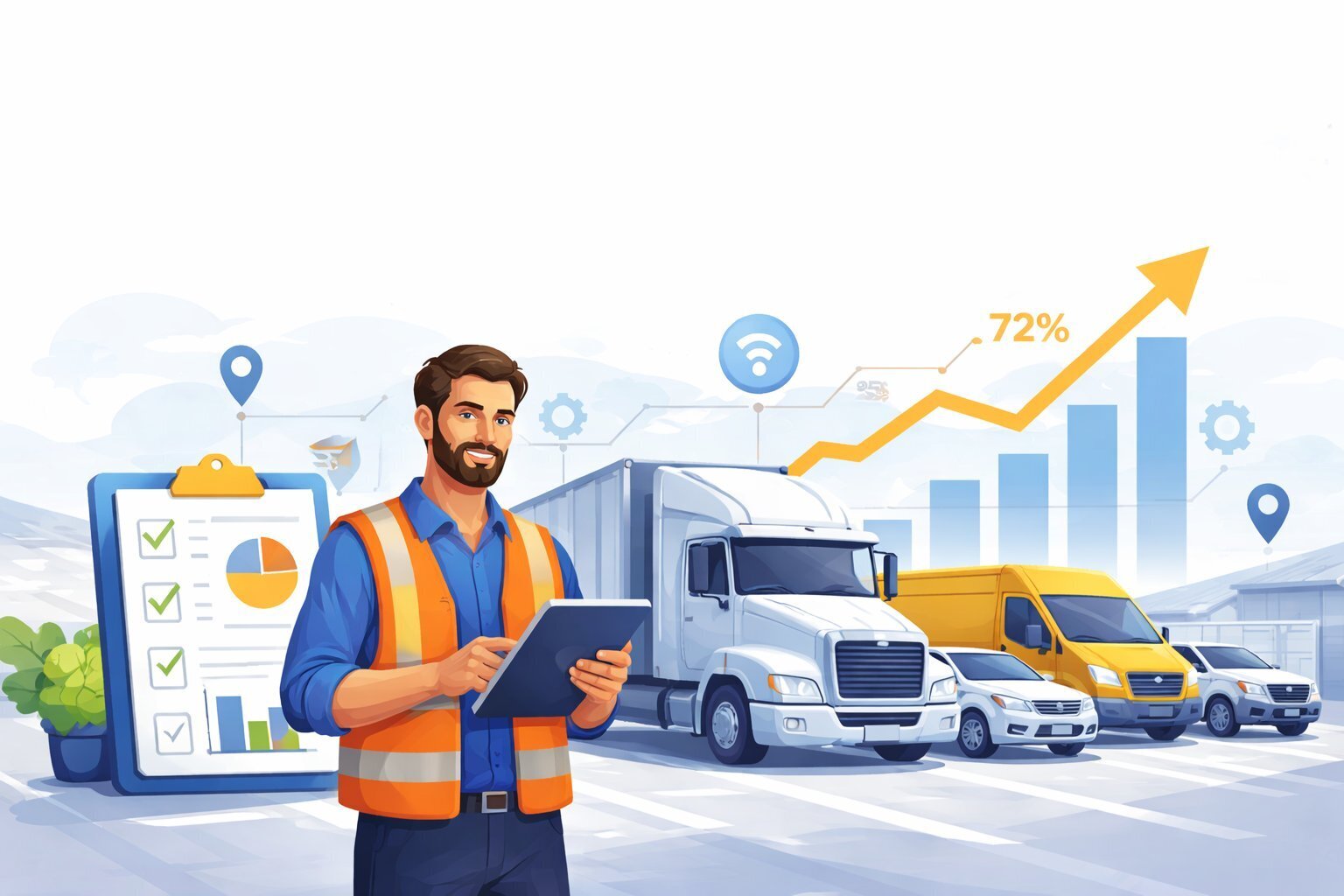 Fleet Utilization Rate: How to Track It Accurately and Improve Fleet Efficiency