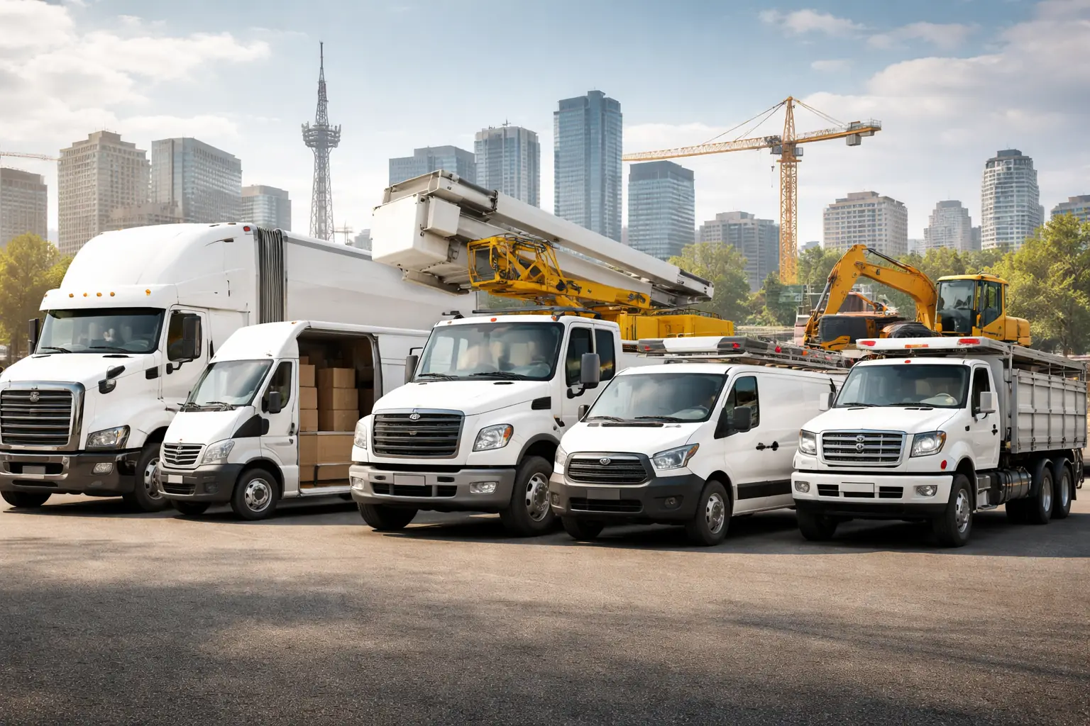 Fleet vehicles operating in an urban landscape