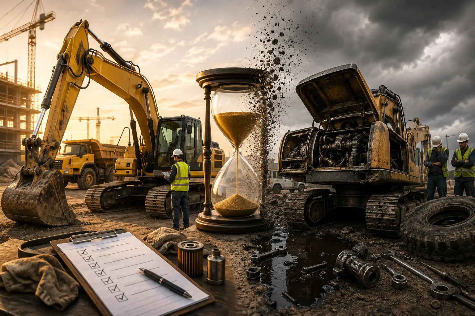 How Construction Fleet Downtime Starts Early