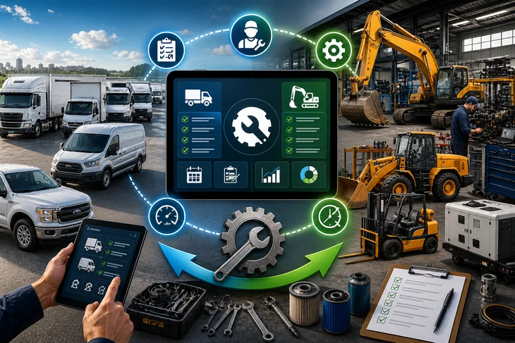 How Fleets Manage Equipment and Vehicle Maintenance Together