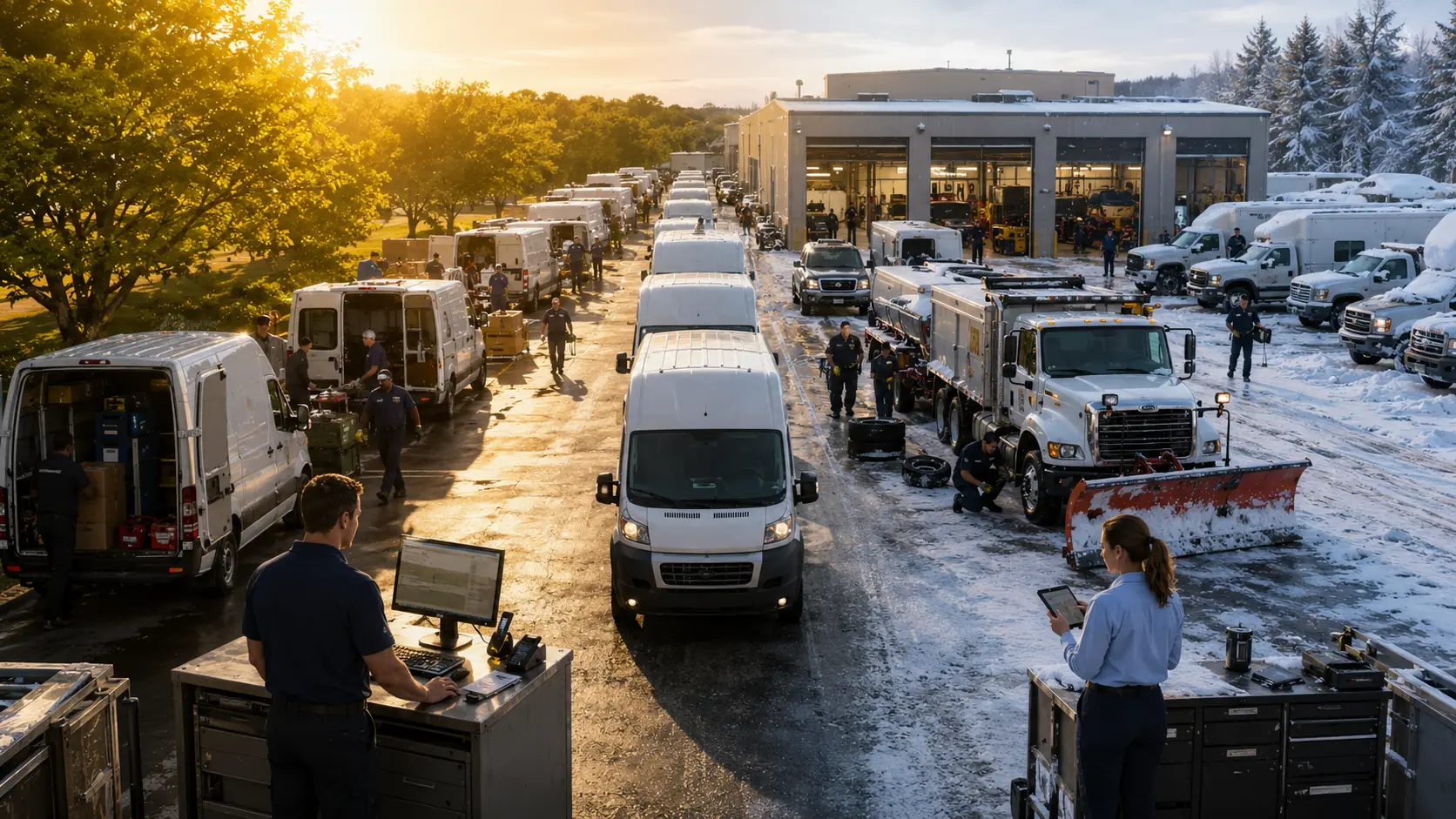 How Seasonal Demand Impacts Fleet Performance