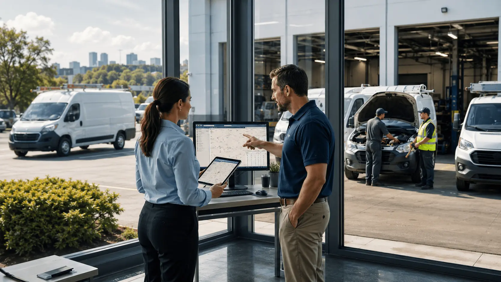 HVAC service company facing missed appointments and revenue loss because of vehicle downtime and poor fleet management