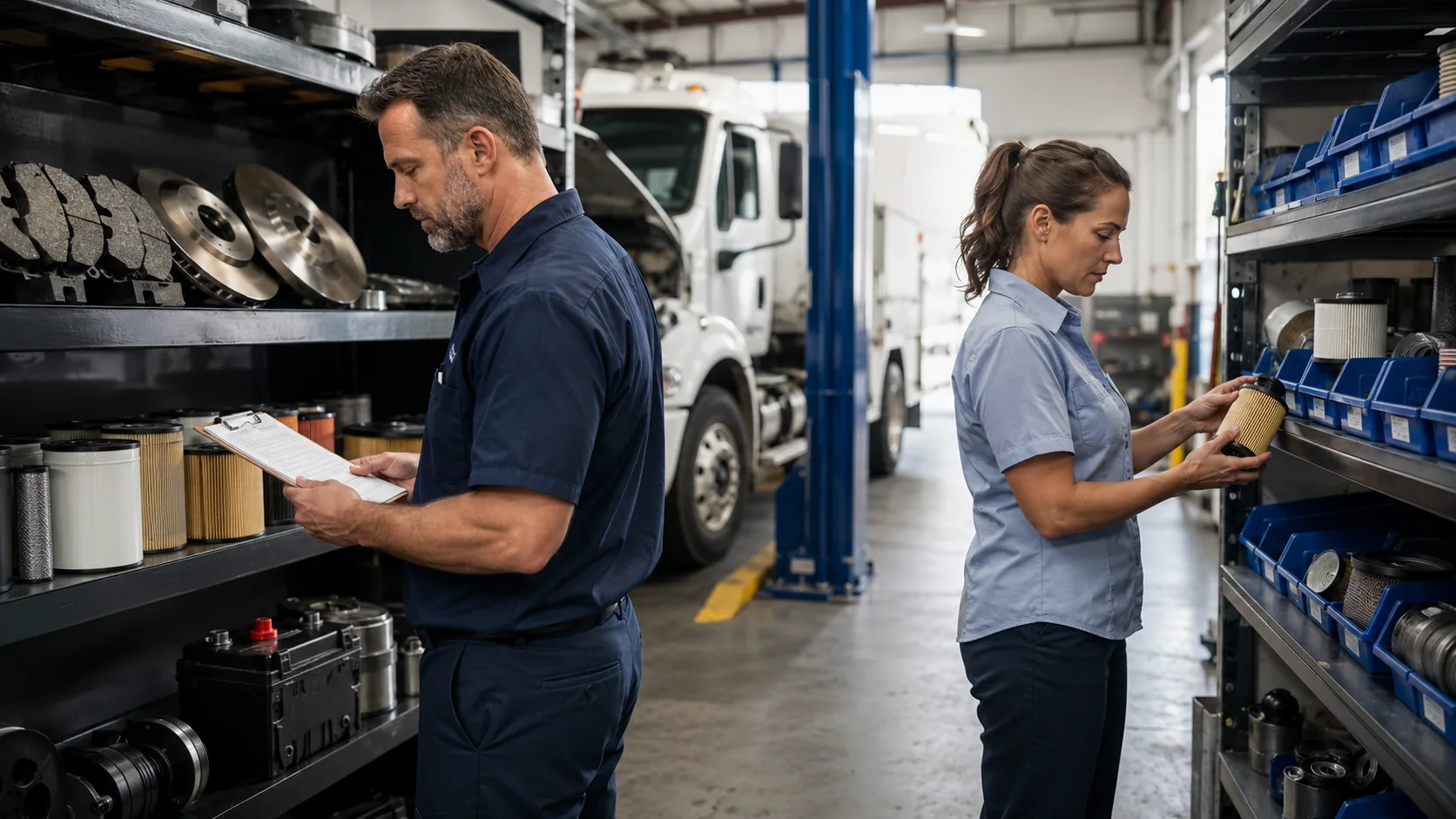 Balance between overstocking and understocking fleet parts inventory