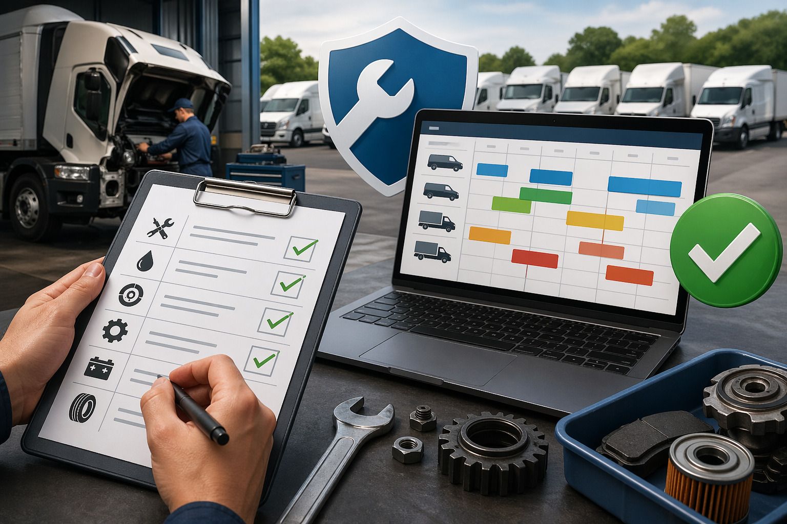 How to Plan Fleet Maintenance Without Overlapping Tasks?