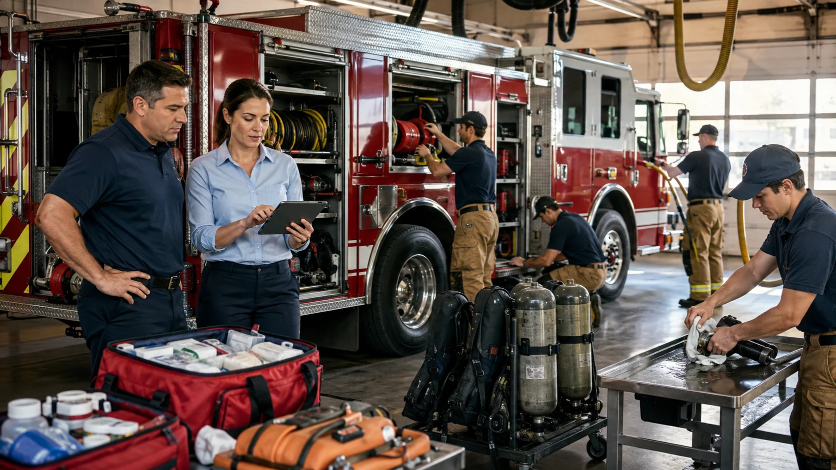 Post Call Readiness Checks for Fire Department Fleet Managers