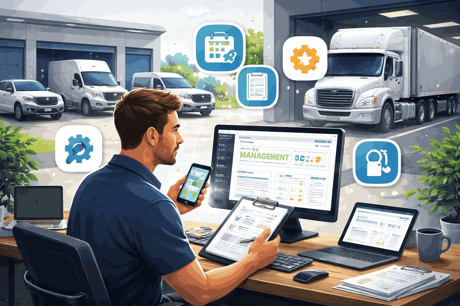 How Fleet Managers Can Reduce Daily Administrative Workload?