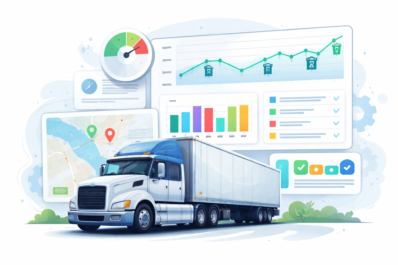 How to Use Data Visualization Tools as a Truck Driver?