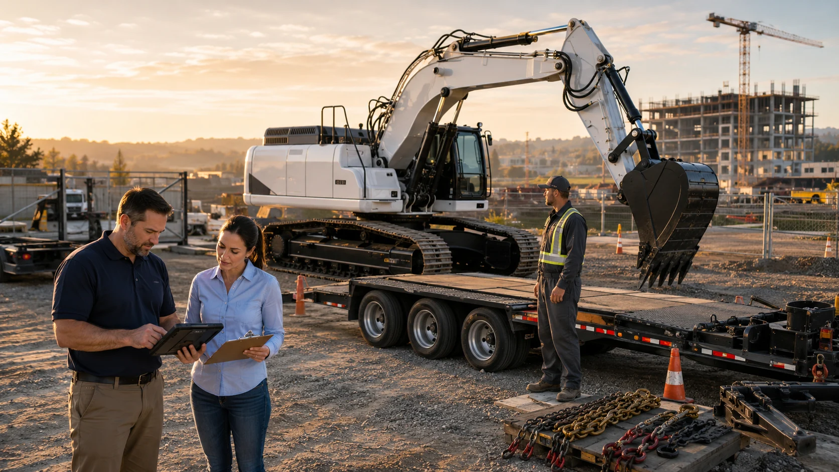What Construction Site Managers Should Track Before Moving Equipment?