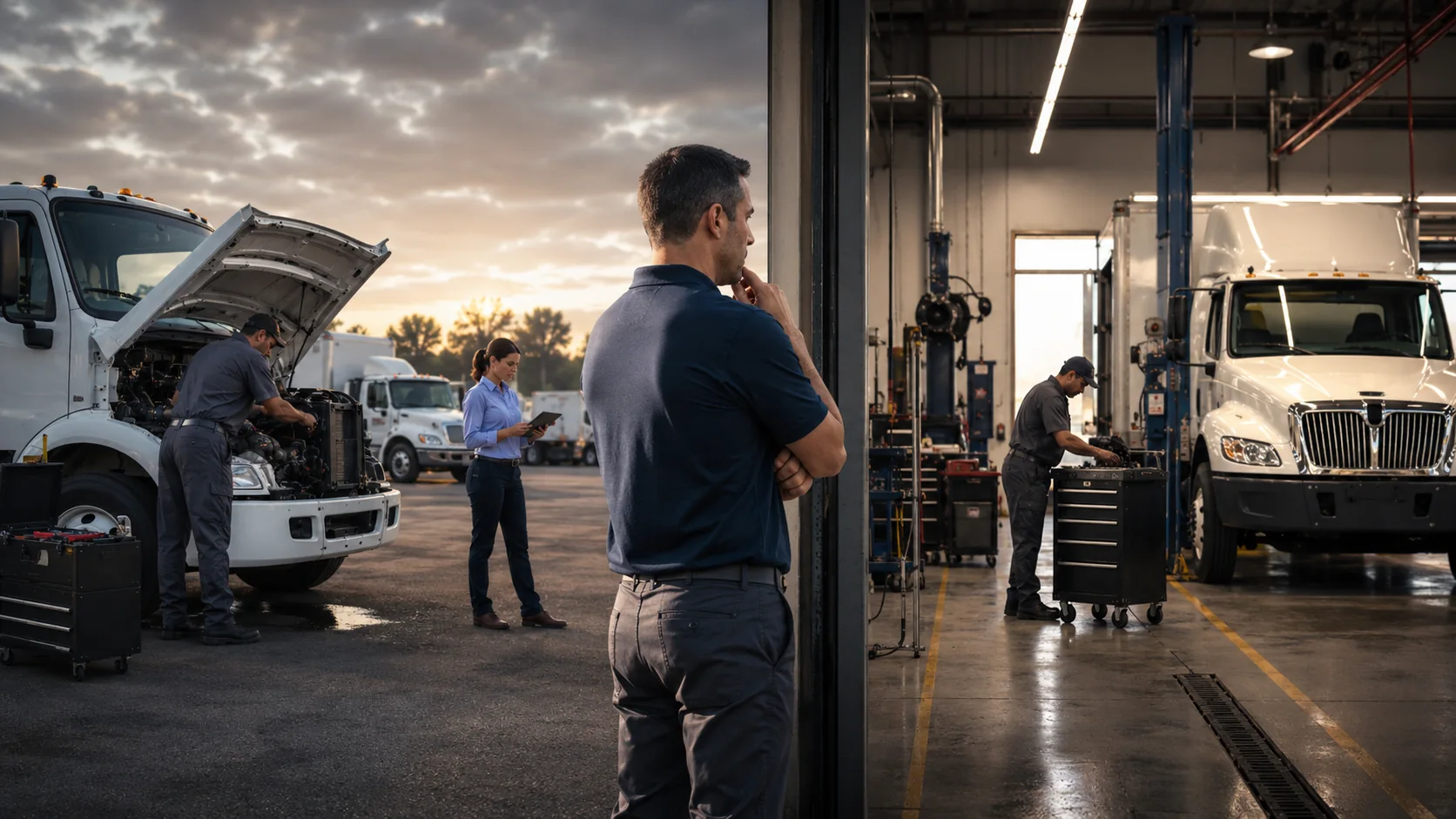 When Should Fleets Use Mobile Repair Instead of a Shop?