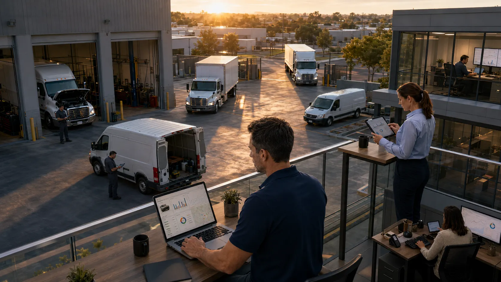 Fleet manager starting a data standardization workflow by identifying official vehicle records and assigning update ownership across teams