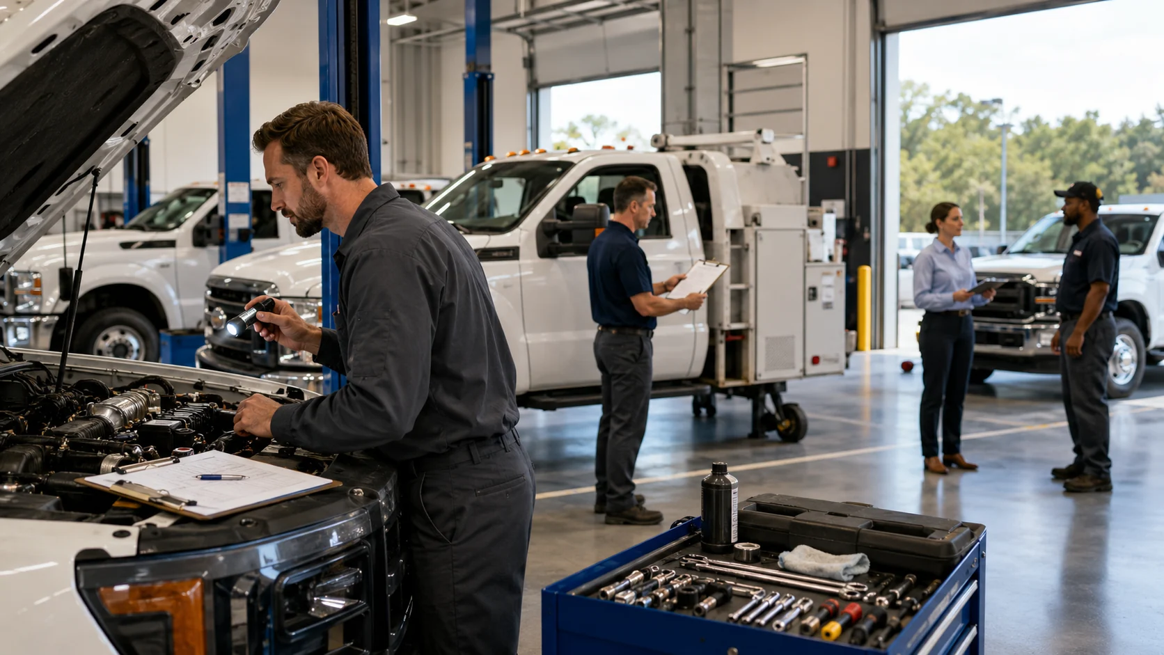 Compliance lead reviewing expiring vehicle documents