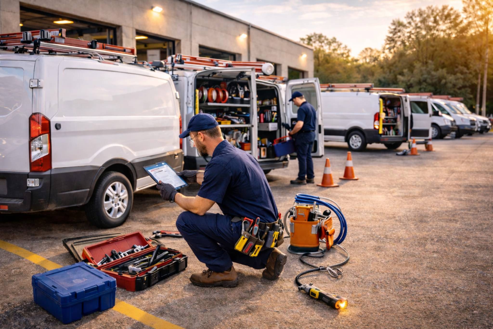 Maintain safety, compliance, and uptime across your plumbing fleet