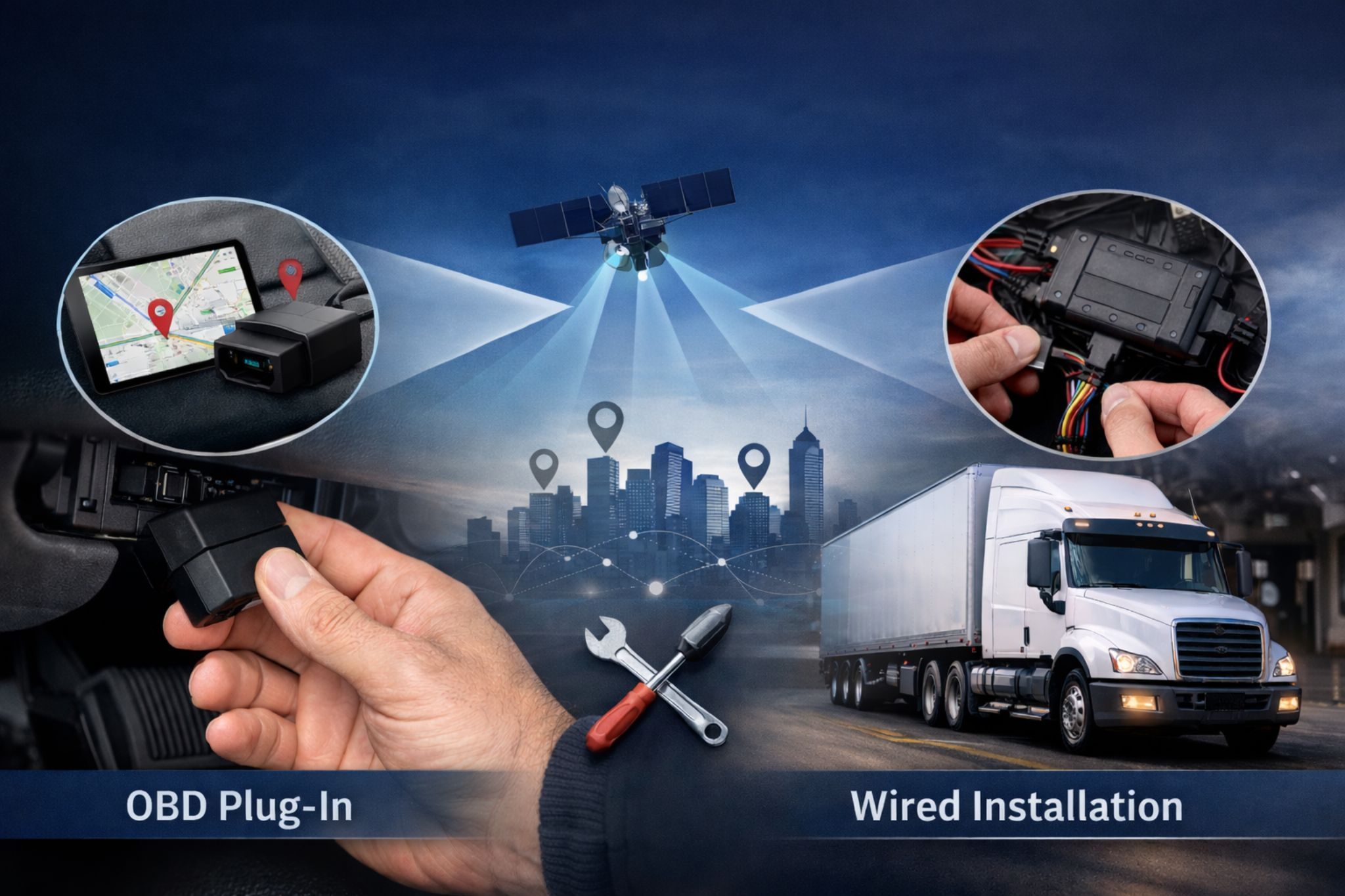 GPS Tracking for Fleets: OBD vs Wired Installation Guide