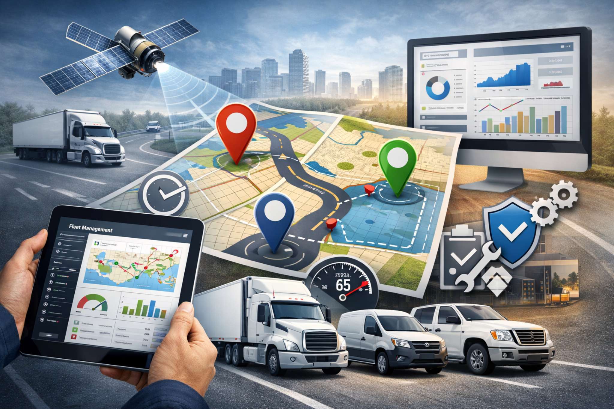 GPS Tracking for Fleet Management