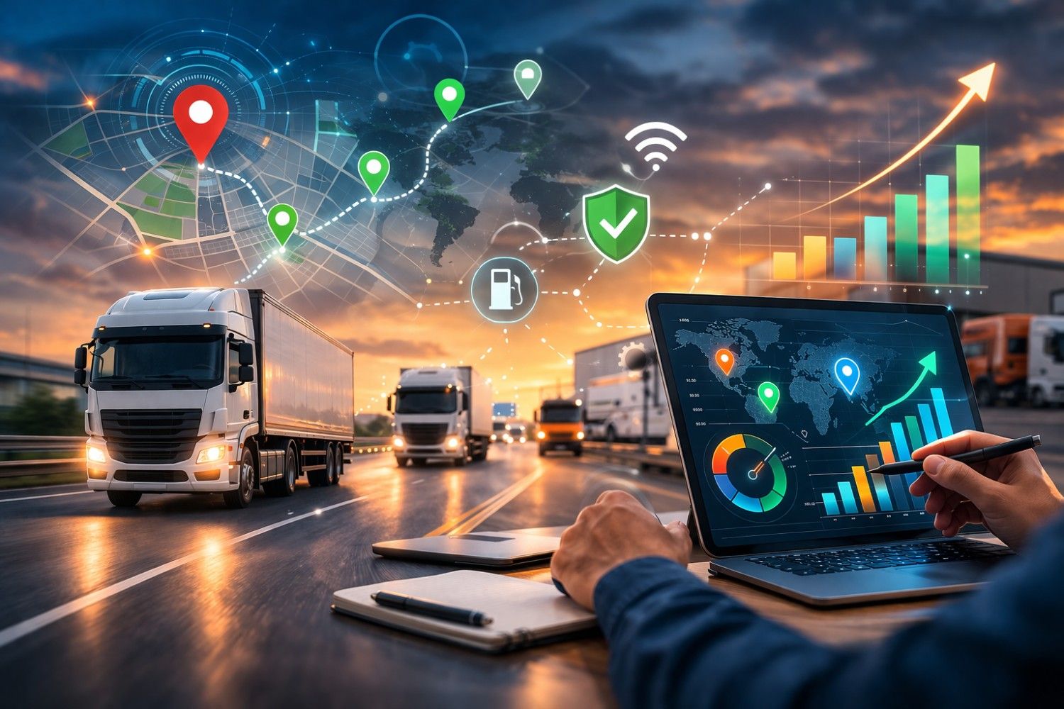 Operational Benefits of Truck Tracking for Fleet Management