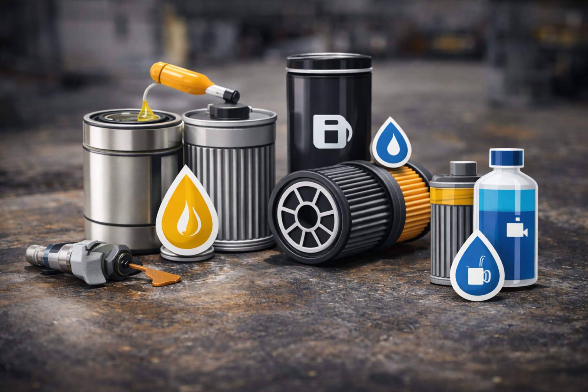 PM Service Checklist (Lubrication, Fuel, Air, Cooling)