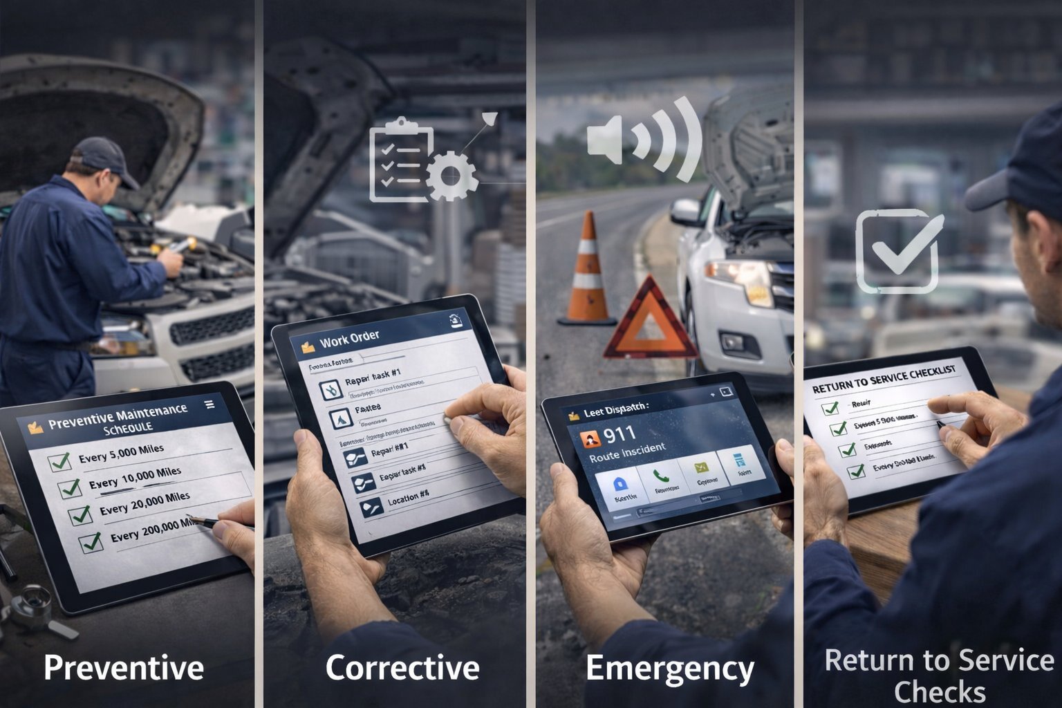 Preventive, Corrective, and Emergency Procedures