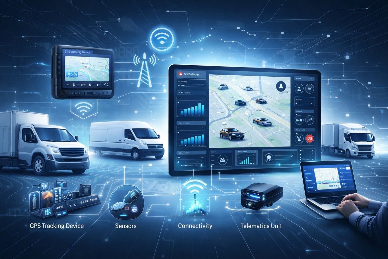 What a Real-Time Fleet Tracking and Monitoring System Includes