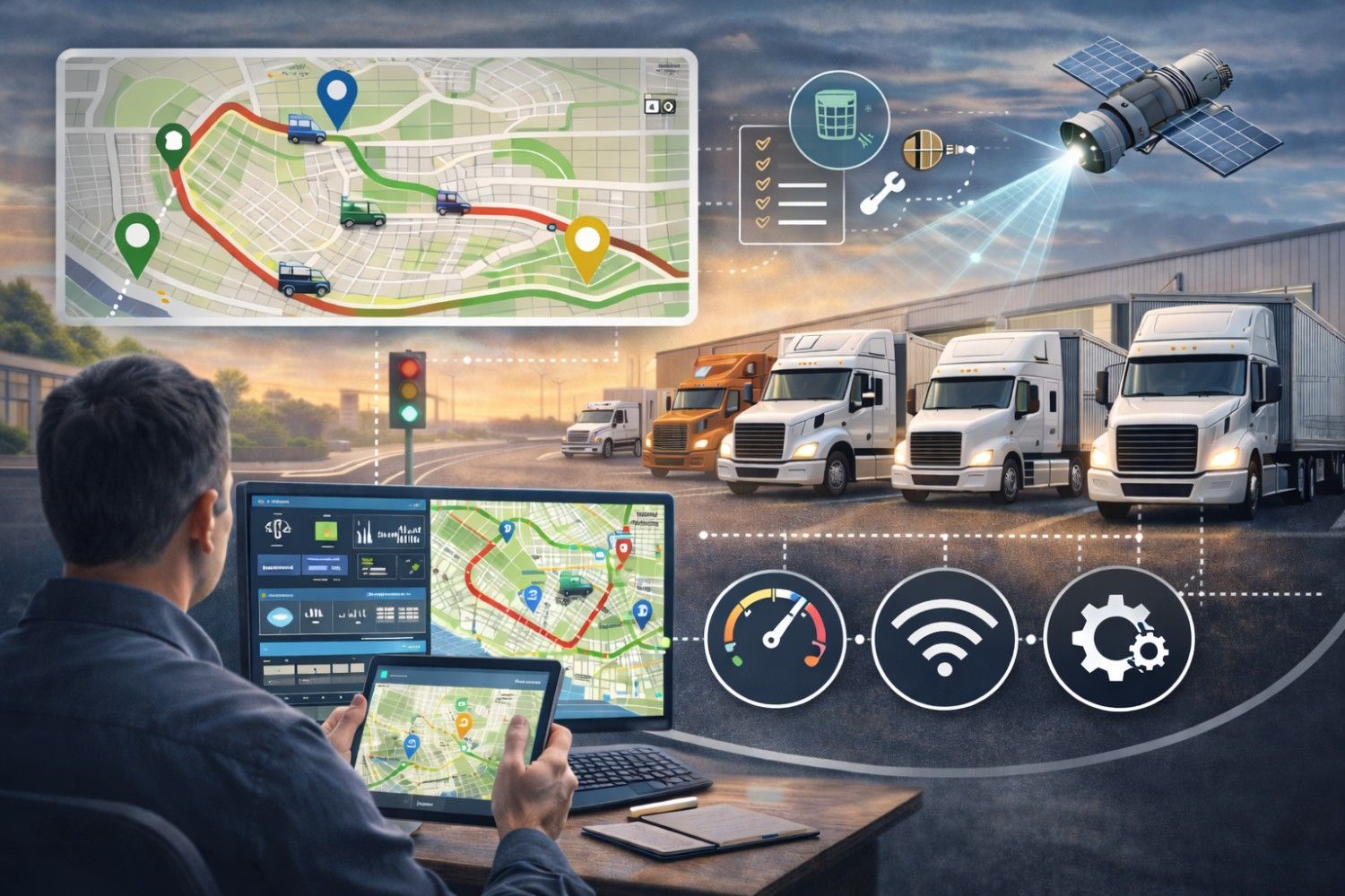 What a Truck Tracking System Is in Fleet Operations